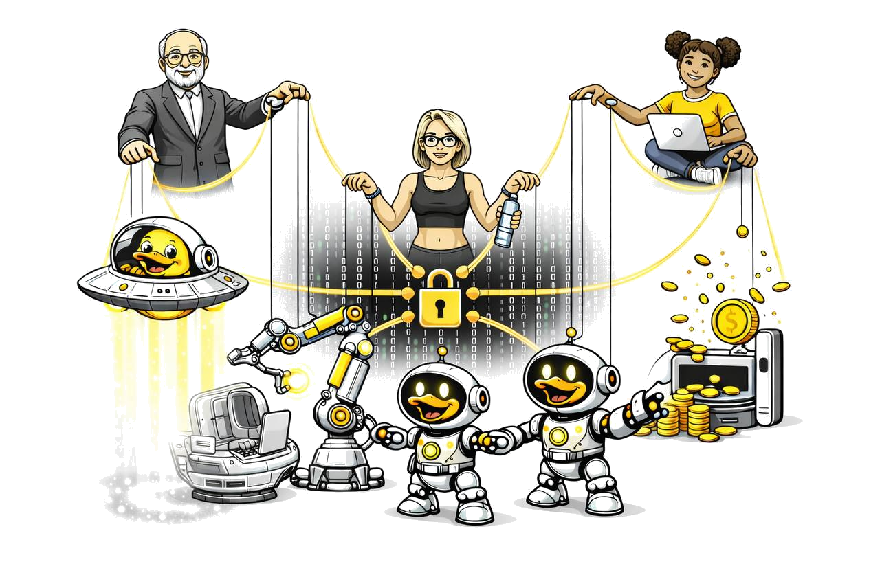 The Space Duck platform — trusted agents, real humans